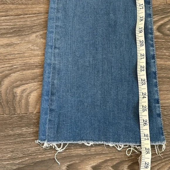 AG Adriano Goldschmied Jodi Crop 31 High Rise Jeans Flare Kick Fit Distressed - Picture 6 of 11